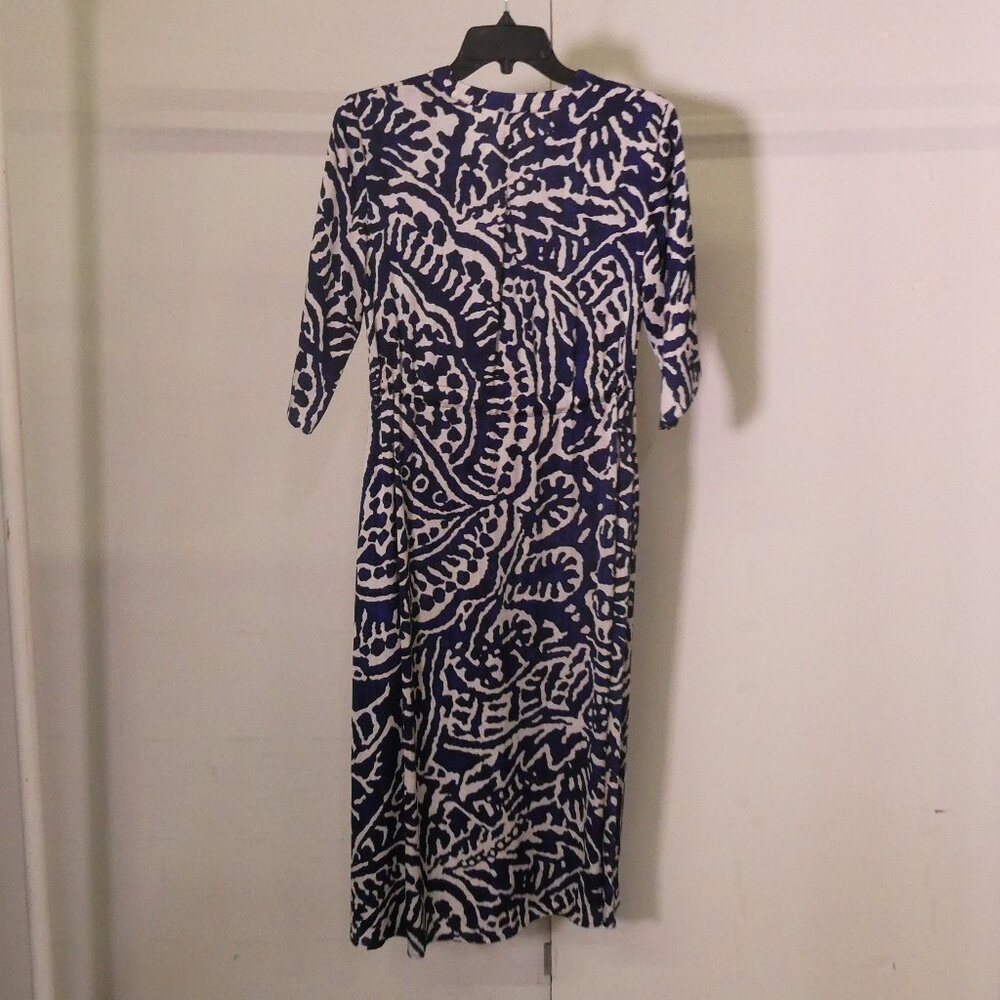 Nic + Zoe Midi Dress – Blue/White, Size XS | NWT